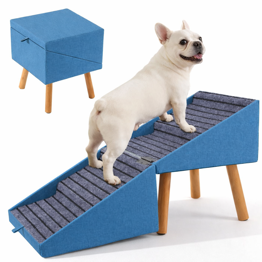 Foldable 2-in-1 Dog Ramp for Easy Storage & Use